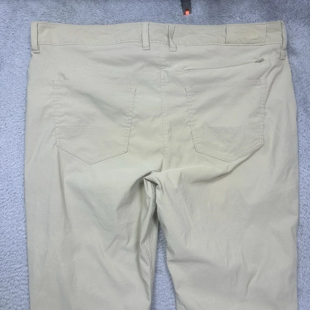 The North Face Pants Men's 40x29 Beige Sprag 5 Pocket Stretch Hiking‎ Trousers